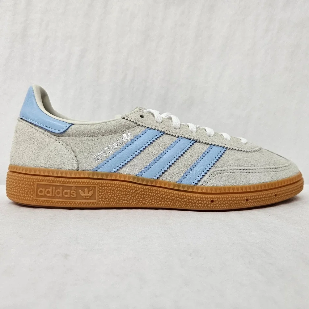 Adidas Handball Spezial W Sneakers JS0241 Grey Blue Gum‎ Women's Size 6.5